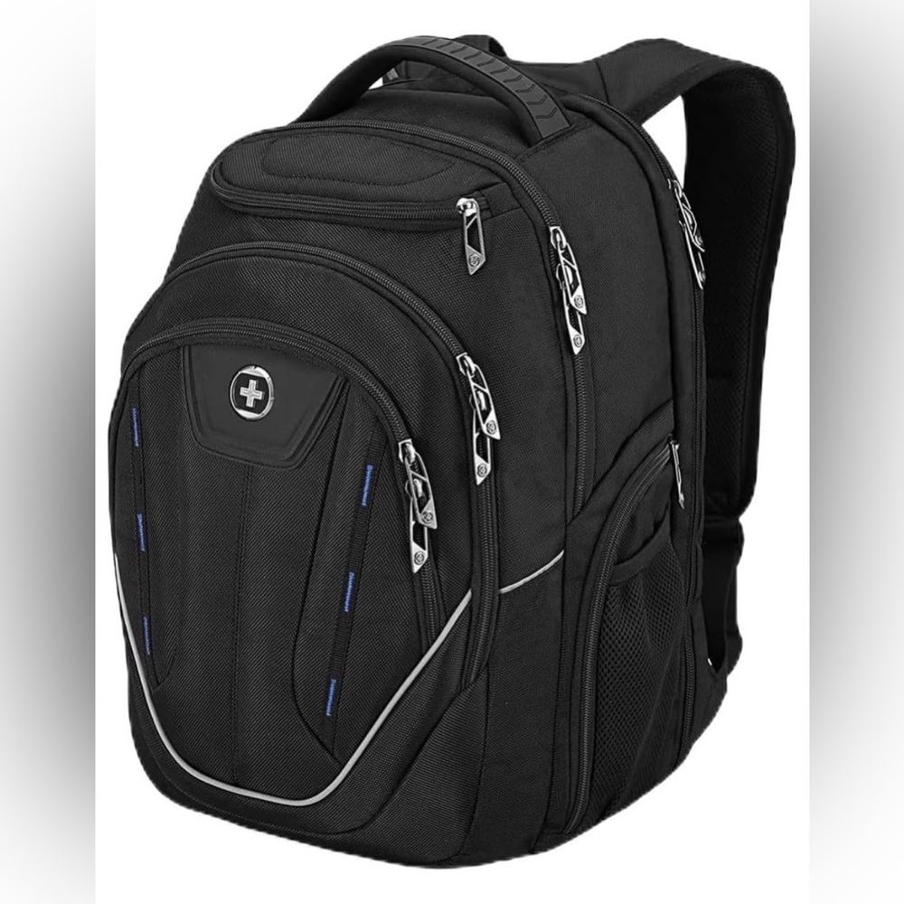 Swissdigital Design TSA Business Laptop Backpack for Men Color Black